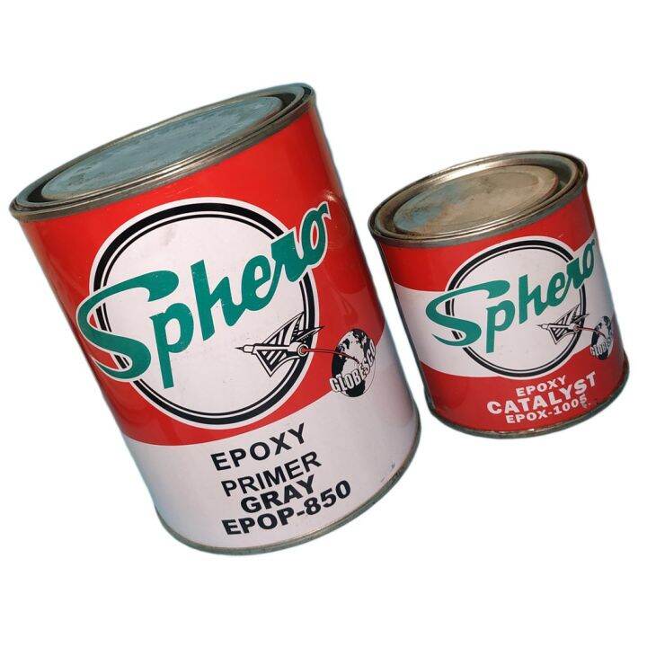 SPHERO EPOXY PRIMER GRAY ( 1 LITER ) GREY EPOP850 EPOX1005 CATALYST ( 1 LITER 1 LITER