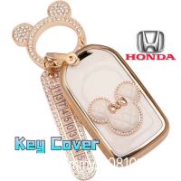 ✑ เคสกุญแจรถยนต์ honda ACCORD CIVIC CRV5 HRV FIT CRV key cover honda key case พวงกุญแจ พวงกุญแจรถยนต์ ปลอกกุญแจรถยนต์ กระเป๋าใส่กุญแจรถยนต์