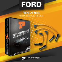 spark plug wire (ประกัน 3 เดือน) สายหัวเทียน FORD - FIESTA 1.4 / 1.5 / 1.6 ตรงรุ่น - TOP PERFORMANCE MADE IN JAPAN - TPF-1700 - สายคอยล์ ฟอร์ด เฟียสต้า