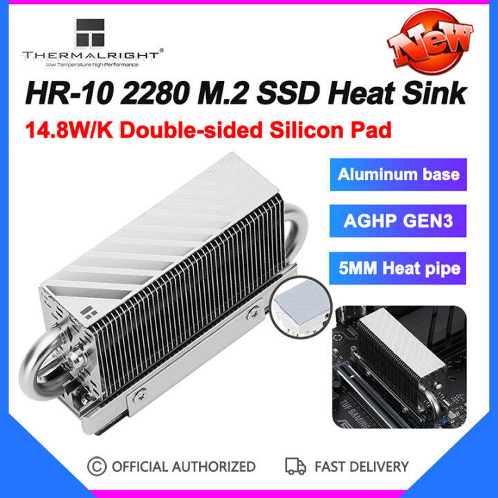 Thermalright HR10 2280 M.2 Solid State Drive Heat Sink Allaluminum