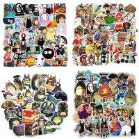 hotx【DT】 50PCS Cartoon Miyazaki Hayao Anime Stickers Kawaii Spirited Away Laptop Luggage Kids