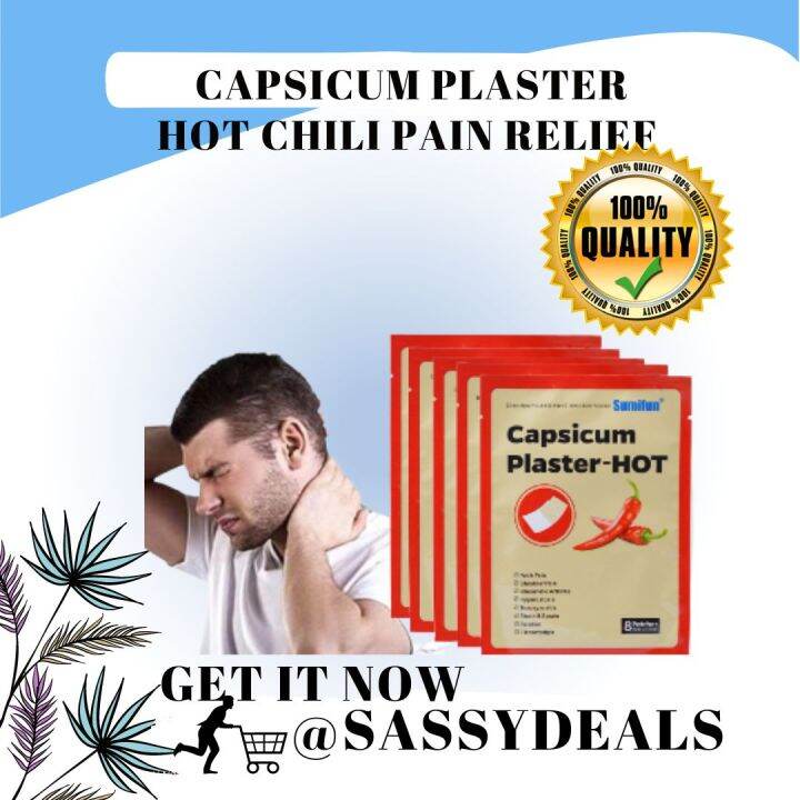 EFFECTIVE 8PCS/1Pack Capsicum Plaster Hot Chili Pain Relief Chinese