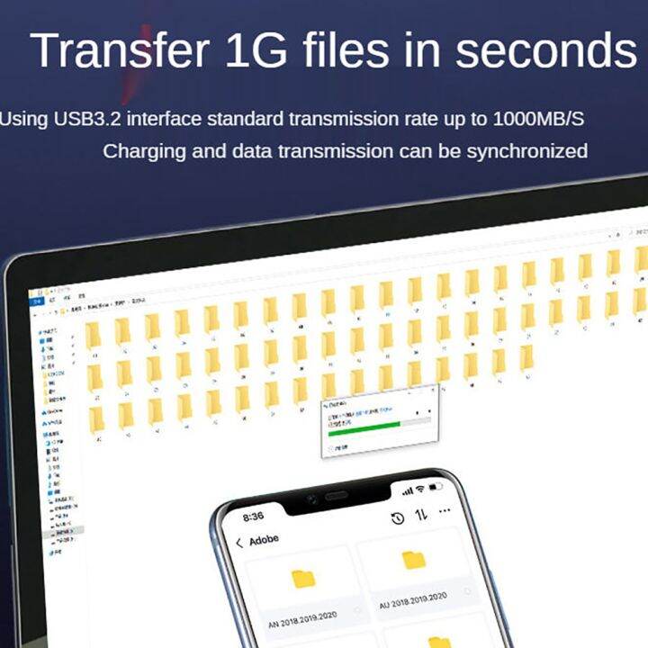 hannord-usb3-2สายเคเบิล10gbps-usb-สาย3-0เร็ว60w-ชนิด-c-3-2-usb-สำหรับโอนย้ายข้อมูล-usb-ssd-สายเคเบิลฮาร์ดดิสก์3a