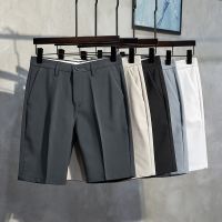 U ✤ Titleist Temperament minimalist design black casual shorts mens five-point pants summer thin casual pants mens small trousers