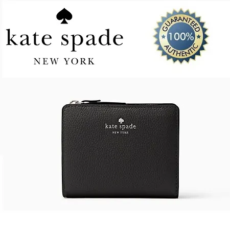 Selling Below Cost - Kate Spade Larchmont Avenue Small Shawn Leather Wallet  (Black) Style: WLRU5243 [Mint by MelM] | Lazada Singapore