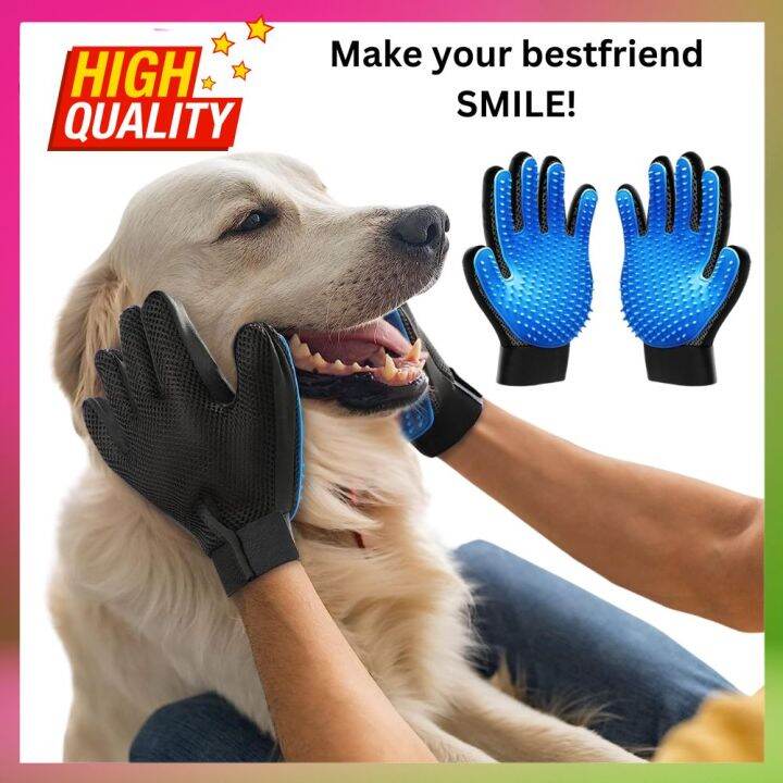 Grooming glove for outlet short hair dogs