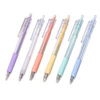 Macaron 6 Colors Ballpoint Pen 0.5mm Black Ink Quick Dry Signing Pen  for Student School Stationery  Kawaii Office Supplies Gift Pens