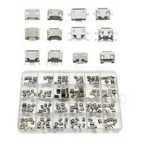 240PCS 24 Models USB Connector Receptacle Jack Conector Boxed