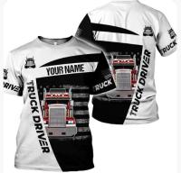 (ALL IN STOCK XZX)    I am a trucker personalized name 3D shirt, Truck Driver Birthday Present5   (FREE NAME PERSONALIZED)