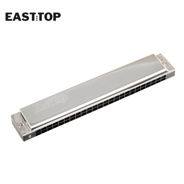 easttop-t2403-24-hole-tremolo-harmonica-c-key-good-air-tightness-professional-harmonica-musical-instruments