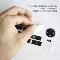 Hot Selling Car Radio Button Repair Sticker For Fiat Grand Punto Radio Stereo Worn Peeling Button Repair Decals Stickers