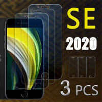 กระจกสำหรับ iphone se 2020 ป้องกันหน้าจอ iphonese se2020 se2 2 i phone 2020se เกราะฟิล์มกระจกนิรภัยป้องกัน 3 ชิ้น-Xdeiu