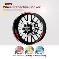 Strips Motorcycle Wheel Tire Stickers Car Reflective Rim Tape Motorbike Bicycle Auto Decals FOR KYMCO AK550 AK 550