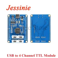 USB to 4 Channel TTL Serial Port Convertor Module FT4232HL USB to Multi channel Serial Port 5V 3.3V Development Board