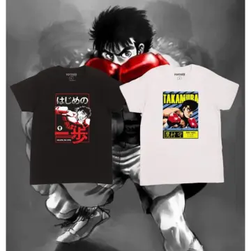 Anime Hajime No Ippo Kamogawa Boxing Gym T Shirt Men Women Makunouchi  Takamura KGB Graphic T-Shirts Clothing Harajuku Streetwear 