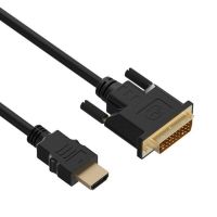 สายไปยังดีวีไอที่เข้ากันได้ Dvi ไปที่ Hdmi-Computer กับ Tv 1080P อุปกรณ์กล้อง GoPro ทองแดงบริสุทธิ์ทองแดงชุบทอง241ออกซิเจนฟรี