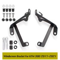 ♘อุปกรณ์เสริมรถจักรยานยนต์ที่ยึดกระจกหน้ารถสำหรับ KTM Duke 390 2017 2018 2019 2020 2021รองรับการติดตั้งที่เบนทางลม