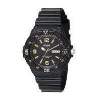 Casio นาฬิกาข้อมือ รุ่น MRW-200H-1B3VDF (สีดำ/เหลือง)