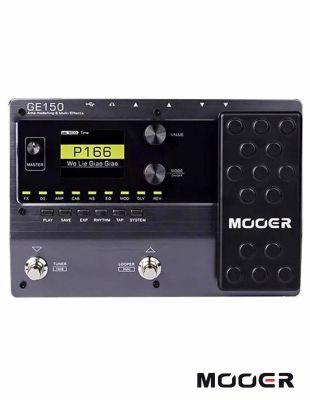 MOOER GE150 Guitar Effect เอฟเฟคกีตาร์ ต่อมือถือได้ ลูปได้ 80 วิ + ฟรีอแดปเตอร์ 9V &amp; สายแจ็ค BC328-3M &amp; สาย USB &amp; คู่มือการใช้งาน