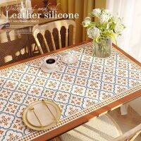 Morris8 Room Decor Aesthetic Rectangle Tablecloth Rectangular Modern Printed Table Cloths Events Thick PVC Artificial Leather