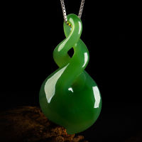 Hetian Color Pendant Female Jade Color Turn the tide Jade Pendant Natural Jade GF9U GF9U