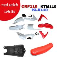 ชุดสีวิบาก Crf110 Crf125 ชุดใหญ่เปลงวิบากได้กับทุกรุ่น สีเเดง ชุดสี CRF 110-125CC วิบากแปลง ขนาด110cc ขนาด125cc ครบชุด แฟริ่งแปลงใส่วิบาก