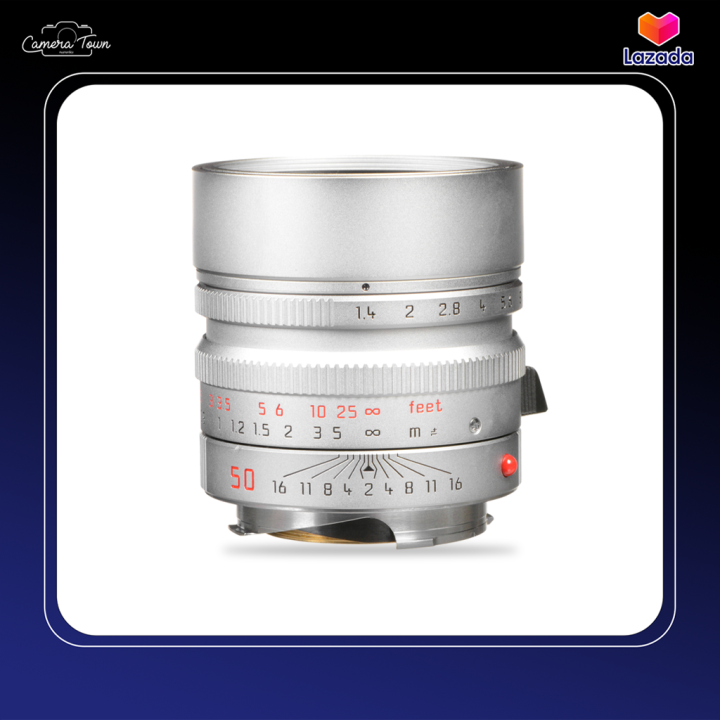 เลนส์ไลก้า-leica-summilux-m-50mm-f-1-4-silver-สินค้าประกันศูนย์-2-ปี