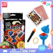 1 Send Day Fun Starter Magic Tricks Set Magicians Hat Kids Children Play