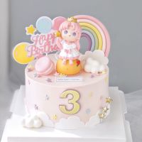 Star wish prince princess cake decoration boy girl baby birthday cake topper kids cake decoration