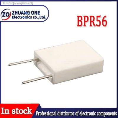 ♧✓ 10pcs BPR56 5W 0.1 0.15 0.22 0.25 0.33 0.5 ohm Non-inductive Ceramic Cement Resistor 0.1R 0.15R 0.22R 0.25R 0.33R 0.5R
