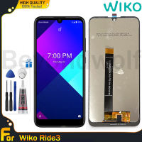 Beyondwolf หน้าจอเดิมสำหรับ Wiko Ride3 LCD หน้าจอ LCD หน้าจอสัมผัสแสดงชิ้นส่วนสำหรับ Ride3จอสำรอง