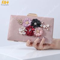 Hot Sale Flower Inserted Beads Banquet Party Dinner Bag Dress Garment Bag Cheongsam Clutch