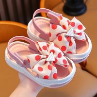 Casual Summer Child Children Sandals Princess Baby Kids Shoes For Girls 2023 Bowtie Infant Girl‘S Sandal Beach Shoes 4 Years Old