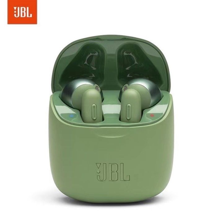 หูฟังjbl-tune-t220-tws-หูฟังบลูทูธ-v5-0-หูฟังไร้สายหูฟังชนิดใส่ในหูพร้อมไมโครโฟนสเตอริโอและกล่องชาร์จ