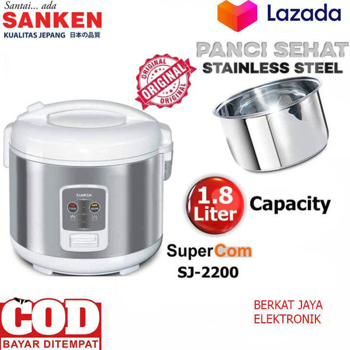 HARGA PROMO!! SANKEN RICE COOKER 1.8 LITER SJ 2200 PENANAK NASI