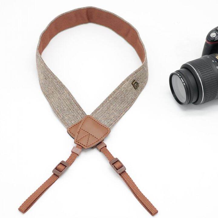 camera-shoulder-strap-universal-adjustable-cotton-leather-neck-belt-weave-holder-for-canon-sony-nikon-dslr-accessories-part