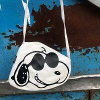 Snoopy กระเป๋า กระเป๋าสะพายข้าง กระเป๋าสะพายข้างผู้หญิง Sling Bag Single Shoulder Bag Canvas Bag