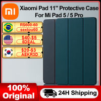 Xiaomi New Original MI PAD 5 And M 5 Pro Adsorption Magnetic Case Smart Inligent Wake-up Tablet Leather Flip Shell Cover