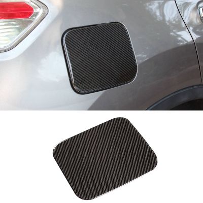 Car Carbon Fiber ABS Gas Fuel Tank Cap Trim Decoration Cover Trim Stickers for Nissan X-Trail 2014-2018 Car Styling