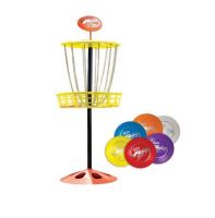 Kids Mini Disc Frisbee Golf Basket Goal For Backyard And Beach