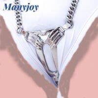 Manyjoy NEW Invisible Chastity Belt Female Pants Adjustable Stainless Steel Chastity Device Bondage Adult Sex Tool for Women