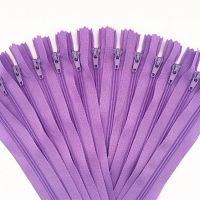 10 pcs. Light purple 40cm (16 inches) nylon coil zipper tailor crafter and fgdqrs