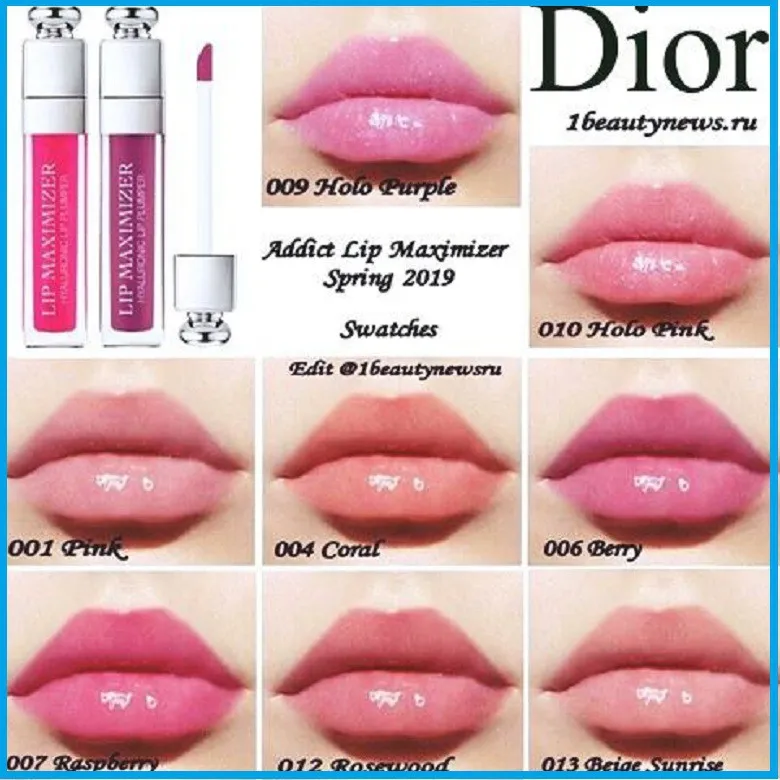 Son Dưỡng Dior Maximizer 010 Holographic Pink Màu Hồng Baby Hot