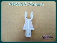 NISSAN NAVARA LOCKING CLIP "STEEL" BONNET SUPPORT CLIP (1 PC.) #กิ๊บล็อค กิ๊บรับเหล็กค้ำฝากระโปรง 1 ชิ้น สีขาว