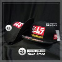 Black Rafel Denim Yoshimura Design Snapback Hat for Uni