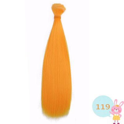 ผม Allaosify สำหรับตุ๊กตาผม Bjd 15 25 35ซม. * 100ซม. สีดำชมพูขาวสีเทาตุ๊กตาวิกผมยาวตรงสำหรับ1/3 1/4อุปกรณ์เสริมตุ๊กตาทำด้วยตนเอง BJD