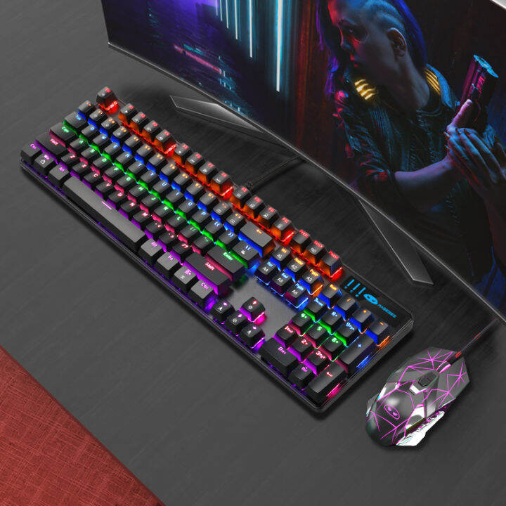 【Free Keycaps】MageGee MKStorm 104 keys wired/wireless mechanical