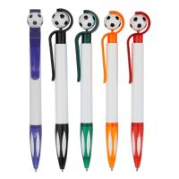 5Pcs Football Retractable Ballpoint Pen for Office Hotel Funny Writing Pens Pens