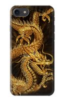 เคสมือถือ iPhone 7/8 SE 2020 2022 ลายมังกรทอง Chinese Gold Dragon Printed Case For iPhone 7/8 SE 2020 2022