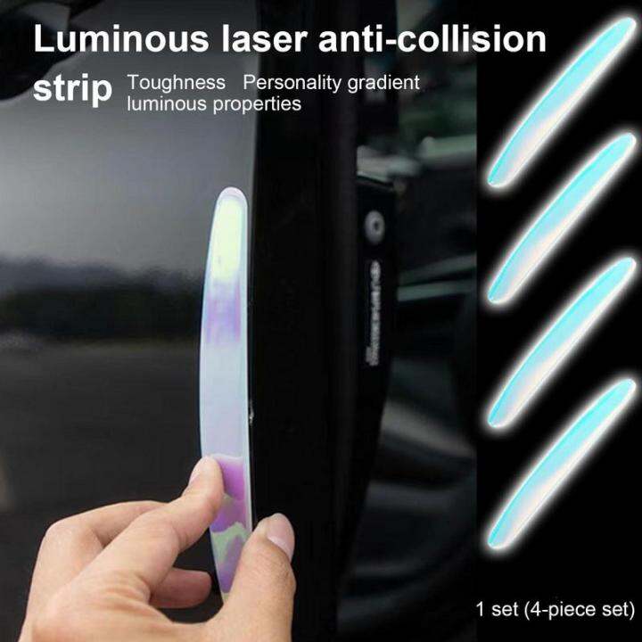 dt-car-anti-collision-strip-noctilucous-anti-collision-patch-bumper-guard-strip-4pcs-anti-collision-stickers-car-door-edge-guards-hot